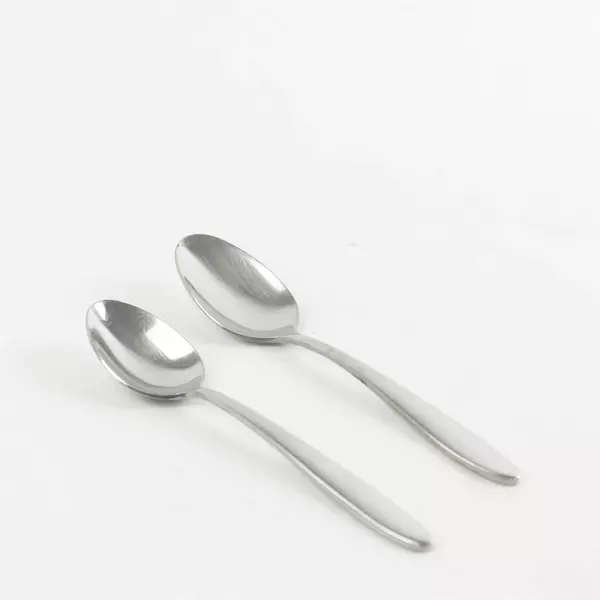 Oneida Taylor Stainless 8pc Set 7 Oval Soup Spoons + 1 Teaspoon