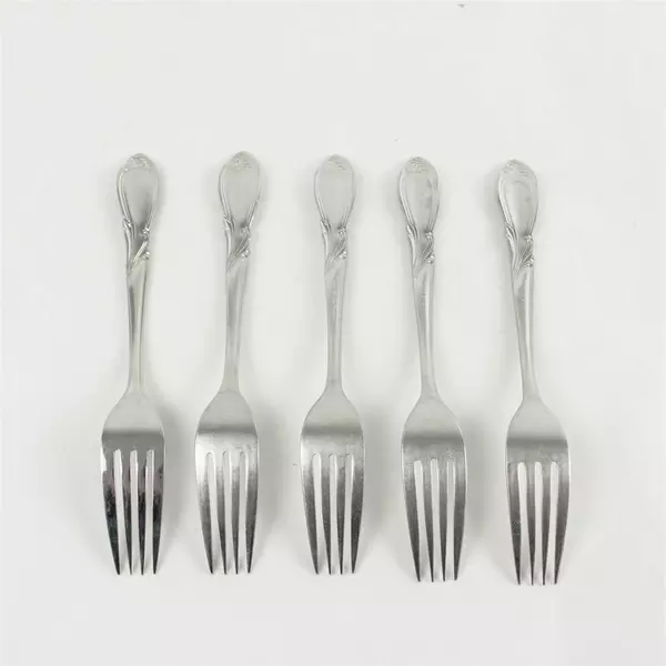 Farberware Cameo Set of 5 Stainless Steel Dinner Forks