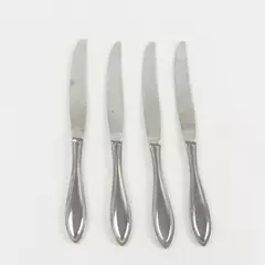 Set of 4 Farberware American Tradition Stainless Modern Solid Knives 9.25"