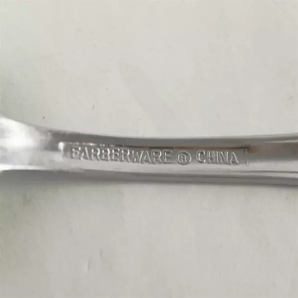 Set of 7 Farberware American Tradition Stainless Steel Teaspoons - Used