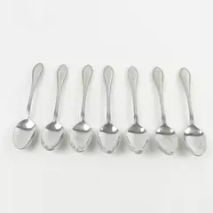 Set of 7 Farberware American Tradition Stainless Place/Oval Soup Spoons 7.5in