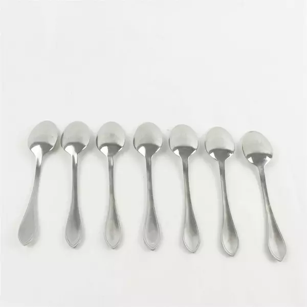 Set of 7 Farberware American Tradition Stainless Place/Oval Soup Spoons 7.5in