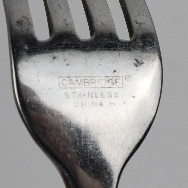 Lot Of 5 Cambridge Silver CBS91 (Stainless) Flatware Dinner Forks 8.25" Long