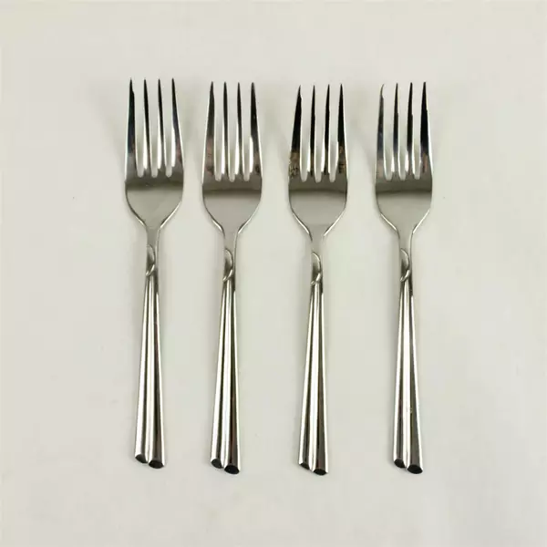 Set of 4 Farberware FRW36 Stainless Salad Forks - Good Pre-Owned
