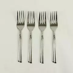 Set of 4 Farberware FRW36 Stainless Salad Forks - Good Pre-Owned