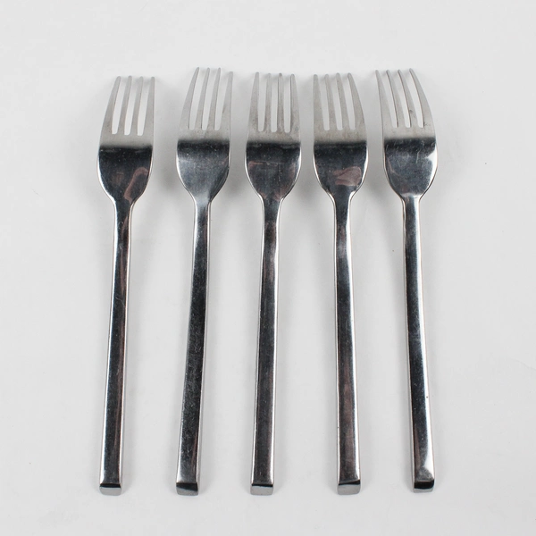 Lot Of 5 Cambridge Silver Chop-Conversation Stainless Flatware Dinner Fork 8.5"