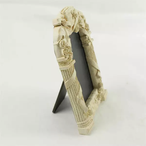 Vintage Dezine Hand-Painted Celestial Renaissance Picture Frame Desk 3.5x5.25