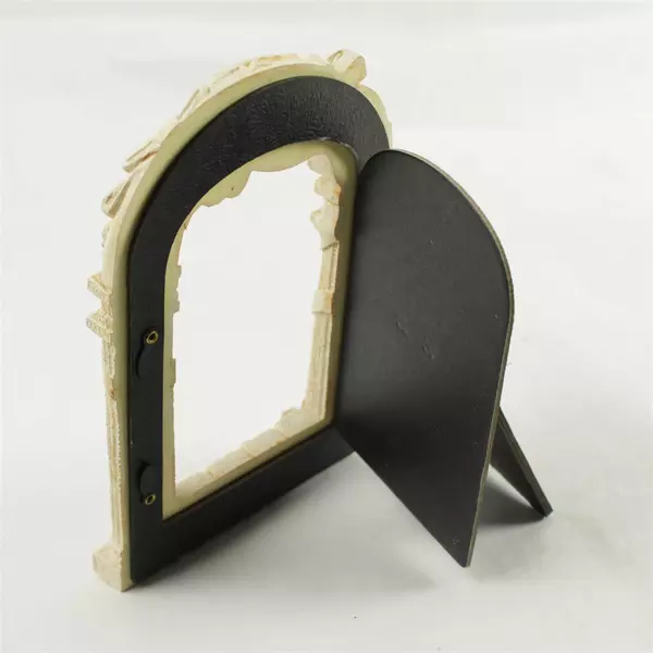 Vintage Dezine Hand-Painted Celestial Renaissance Picture Frame Desk 3.5x5.25