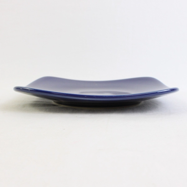 Lot of 4 SengWare Blue Moon Cobalt Blue Square Plates  6" HTF Discontinued