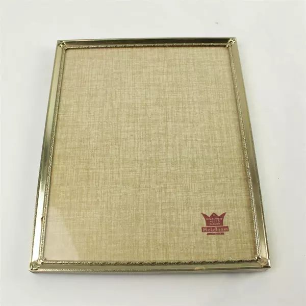 Heirloom Gold-Tone 8x10 Picture Frame Wall Mount Decorative Border