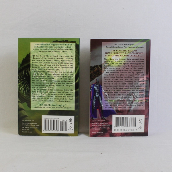 Lot of 2 Legends Of Dune Books By Herbert and Anderson PB