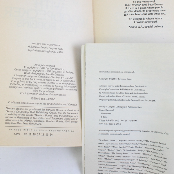 Lot of  3 Poetry and Creative Writing Books Anthology Carver Robbins