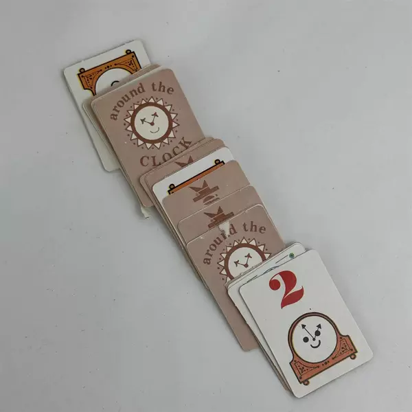Vintage 1970 Around The Clock Solitaire Game Edu-Games Good
