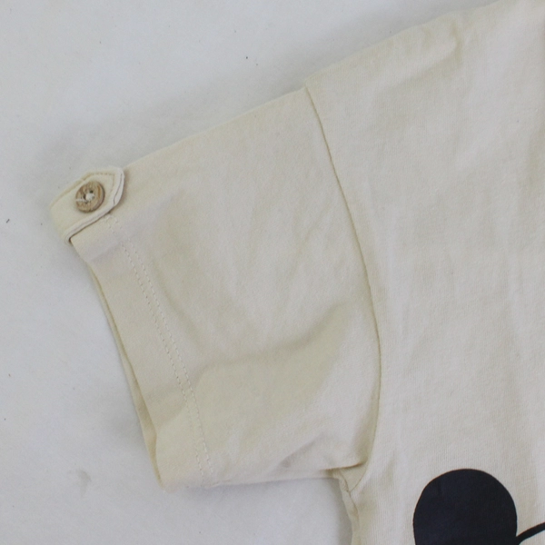 LCW Disney Mickey Mouse Toddler 3/4y Tan Collared Short Sleeve Graphic Polo