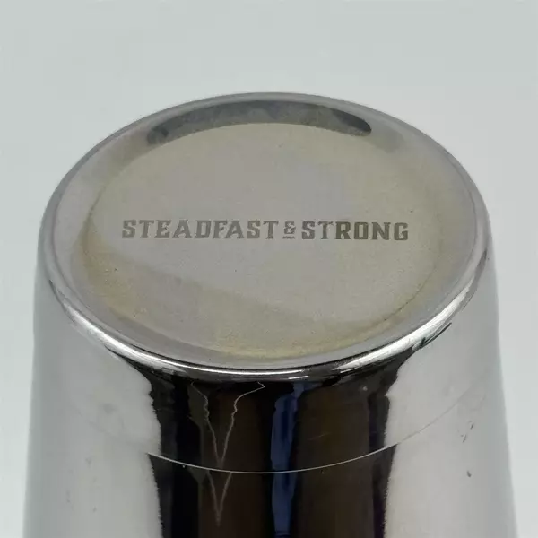 Steadfast & Strong Cocktail Shaker 7" Used Home Bar Gift