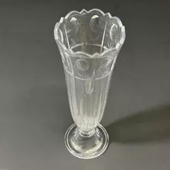 Clear Plastic Vase 9in Tall Tabletop Event Decor Lightweight