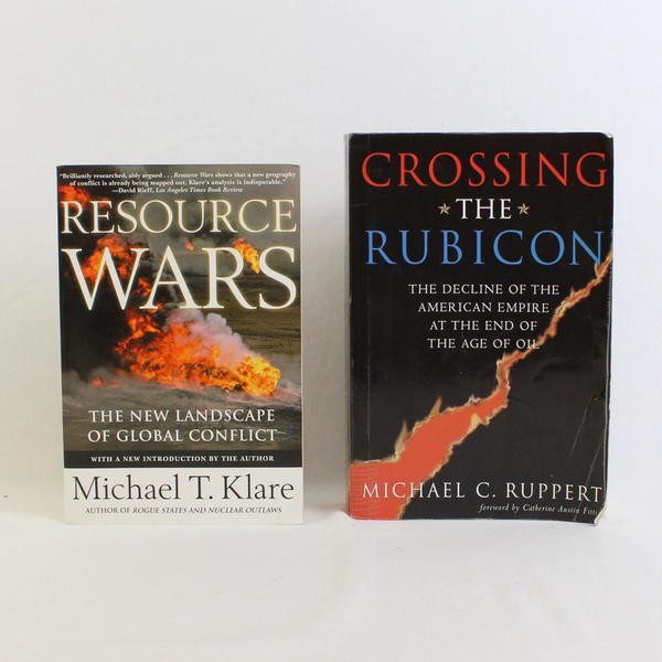 Lot of 2 Geopolitical Books Michael Ruppert Michael Klare