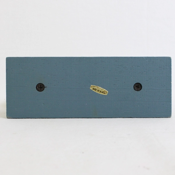 Unbranded White Goose Single Wooden Candle Stick Holder 