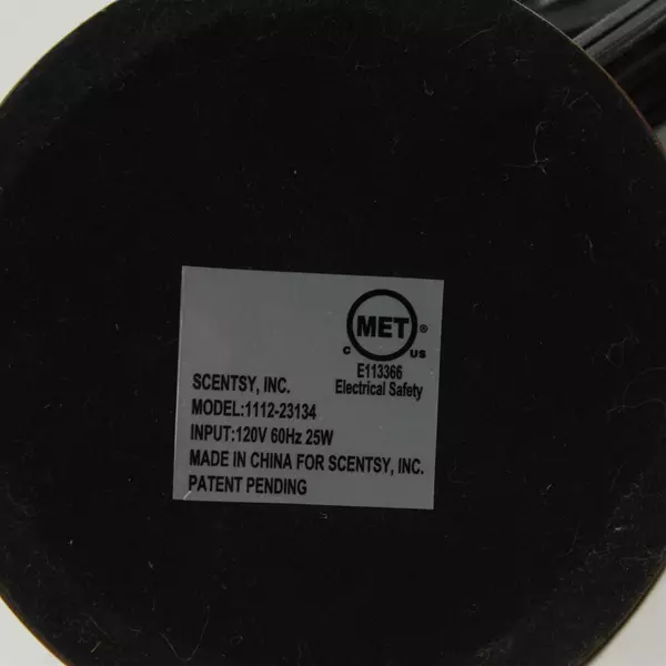 Retired Scentsy Broad Base Warmer Base Only Copper 4.5x5 Used Untested