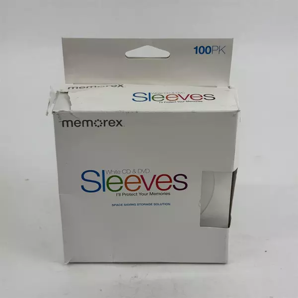 Memorex CD/DVD Paper Sleeves Used Some Open May Be Missing