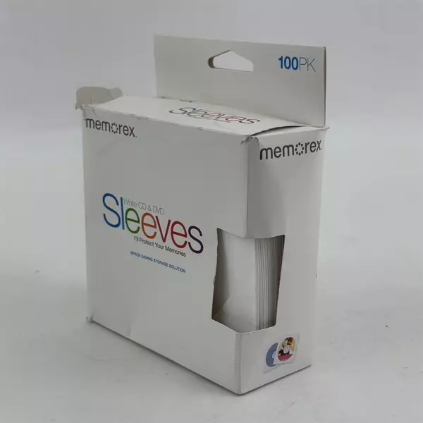 Memorex CD/DVD Paper Sleeves Used Some Open May Be Missing