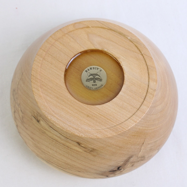 Bandit's 020 Amity Oregon Carved Wooden Bowl 6"