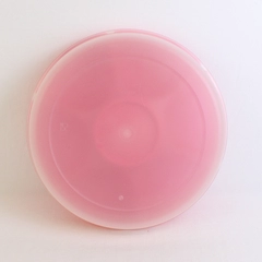 Tupperware Large Divided Snack Veggie Fruit Tray w/ Dipping Bowl Red 1665A-1