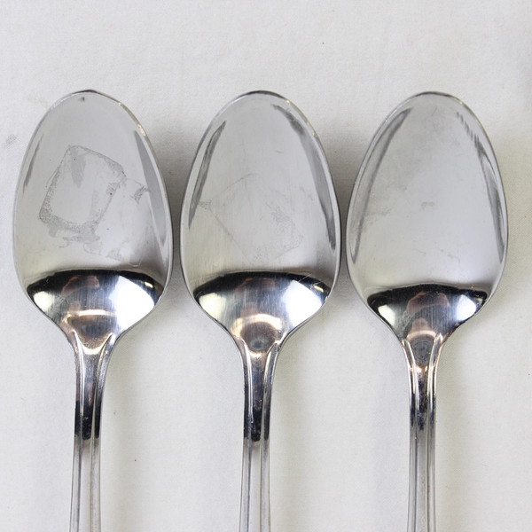 Lot Of 6 Oneida Silver Walston (Stainless) Flatware 3 Salad Forks 3 Teaspoons