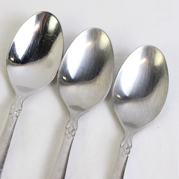 Lot Of 5 Oneida Silver Jacqueline/Jessica (Stainless) Flatware Knife Fork Spoons