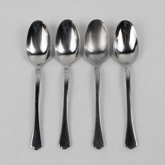Lot Of 4 Oneida Silver Katarina-Colette (Stainless) Flatware Soup Spoons 7.25"