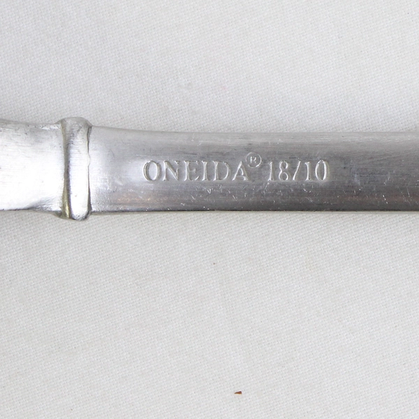 Lot Of 2 Oneida Silver Jackson (Stainless) Flatware Serving Forks 8.75" Long