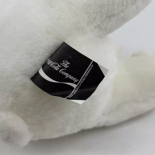 Vintage 1995 Coca-Cola Polar Bear Stuffed Animal Plush 7 "