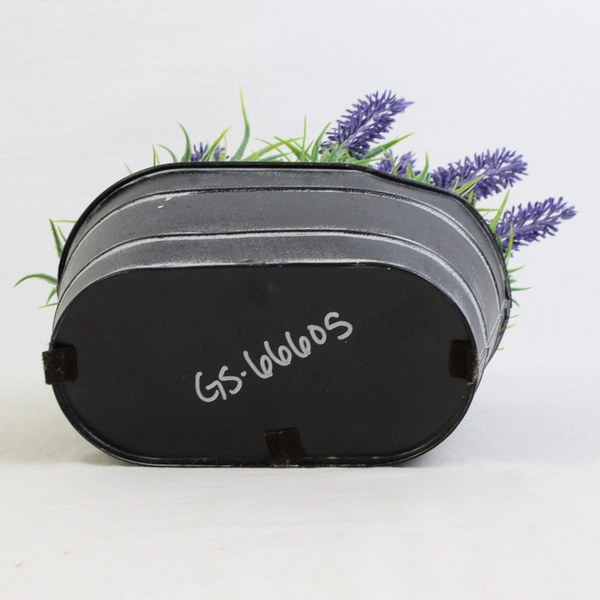 Rustic Artificial Potted Lavender Plant Seasonal Springtime Decor 8"