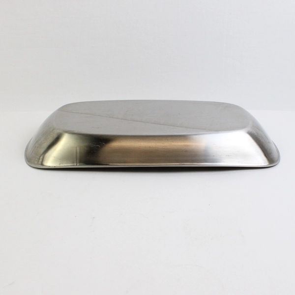 Vintage Stainless Steel Serving Tray 12" FLAWED
