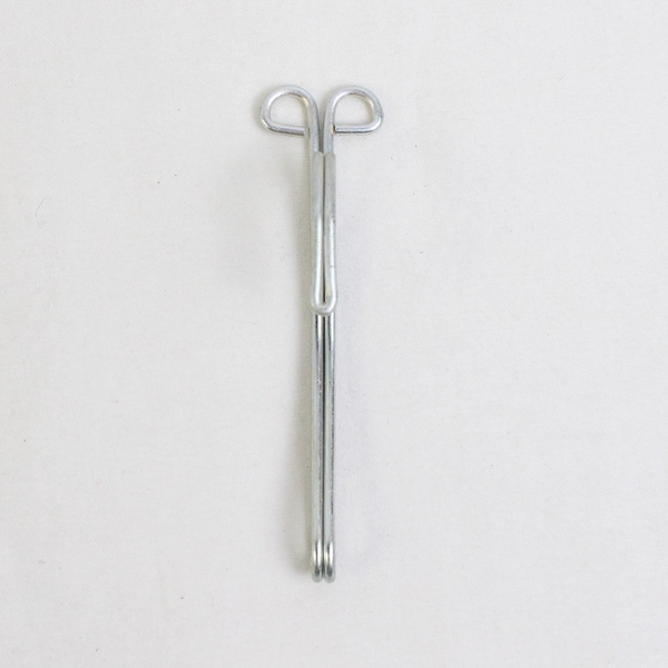 Lot of 27 Stainless Steel Slip-on Curtain Drapery Hooks
