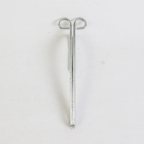 Lot of 27 Stainless Steel Slip-on Curtain Drapery Hooks