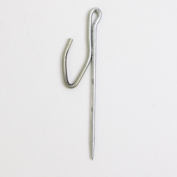 Lot of 29 Single Prong Stainless Steel Slip-on Curtain Drapery Hooks