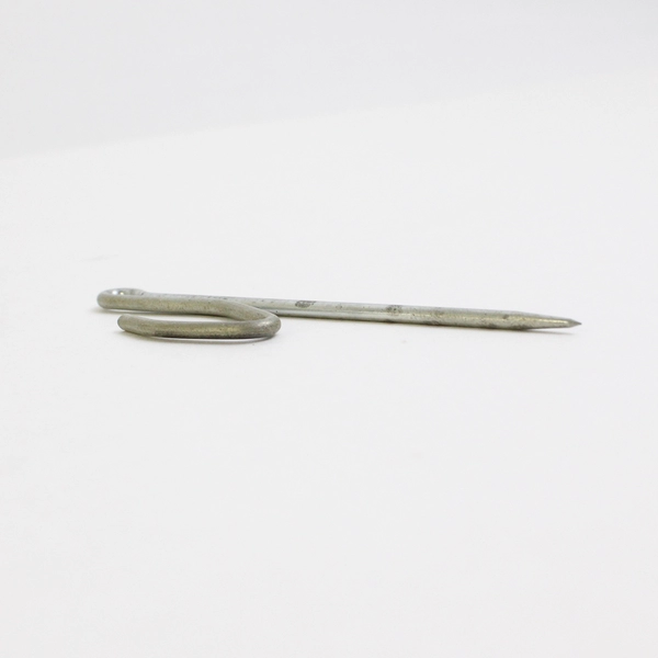 Lot of 29 Single Prong Stainless Steel Slip-on Curtain Drapery Hooks