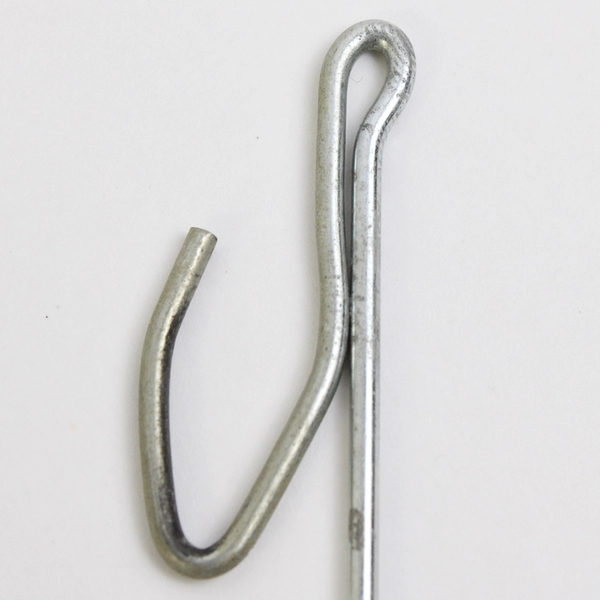 Lot of 29 Single Prong Stainless Steel Slip-on Curtain Drapery Hooks