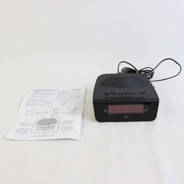 GPX Clock Radio with Dual Alarm Model C224B WORKING FLAWED