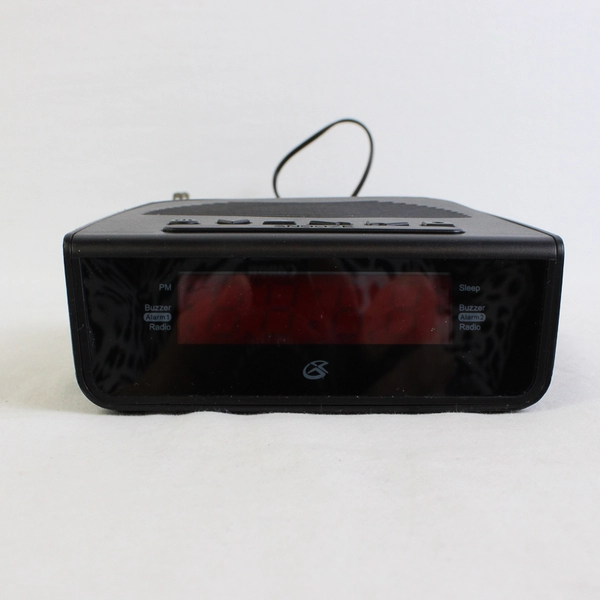 GPX Clock Radio with Dual Alarm Model C224B WORKING FLAWED