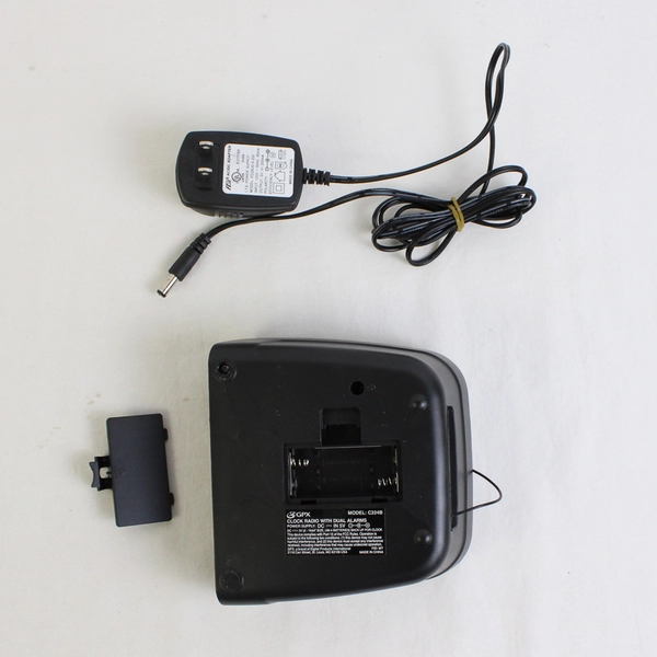 GPX Clock Radio with Dual Alarm Model C224B WORKING FLAWED