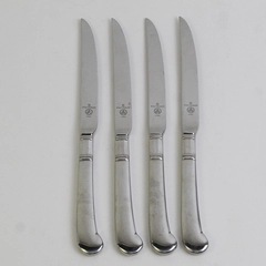 Lot of 4 Pfaltzgraff PFF33 Pattern 18/8 SS Pistol Handle Steak Knives 9" Rare