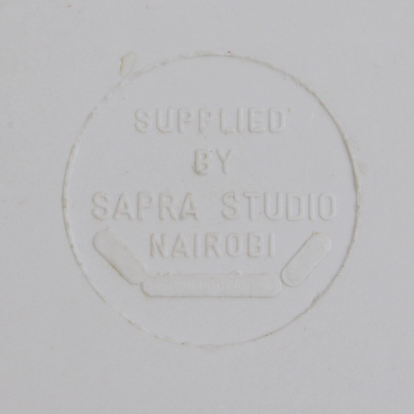 Vintage Sapra Studio Nairobi Lion Melamine Tray 13.5"