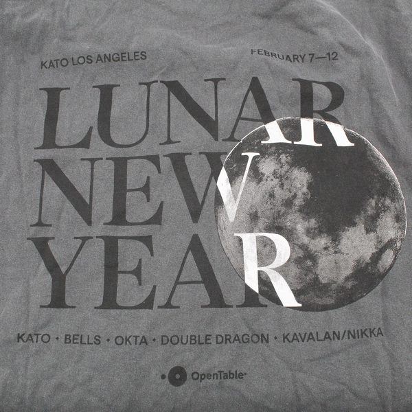 American Apparel Kato Los Angeles Lunar New Year Gray T-Shirt Adult Size 2XL