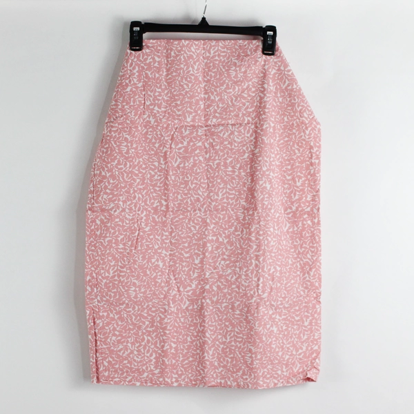 Lot of 2 IKEA Rosenmyrten Pillowcases Queen 29" x 19.5" Pink White