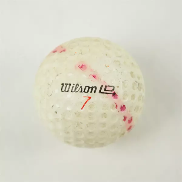 Vintage Wilson LD #7 Golf Ball Collectible Used Good Pre-Owned