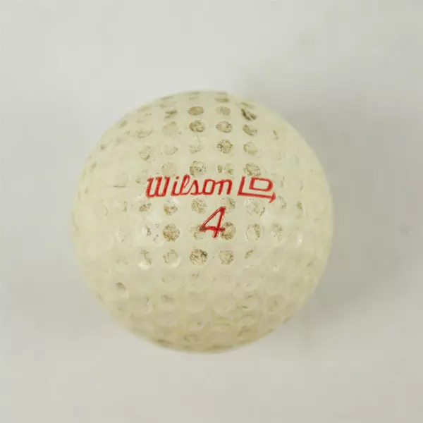 Vintage Wilson LD #4 Golf Ball Collectible Used Good Pre-Owned