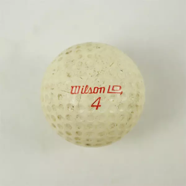 Vintage Wilson LD #4 Golf Ball Collectible Used Good Pre-Owned