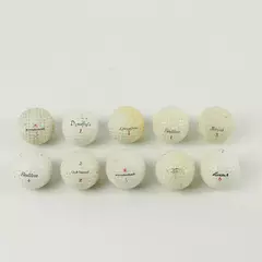 Lot of 10 Vintage Used Assorted Golf Balls Various Brands Collectors